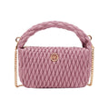 ANNE KLEIN SMOCK TEXTURED TOP HANDLE BAG