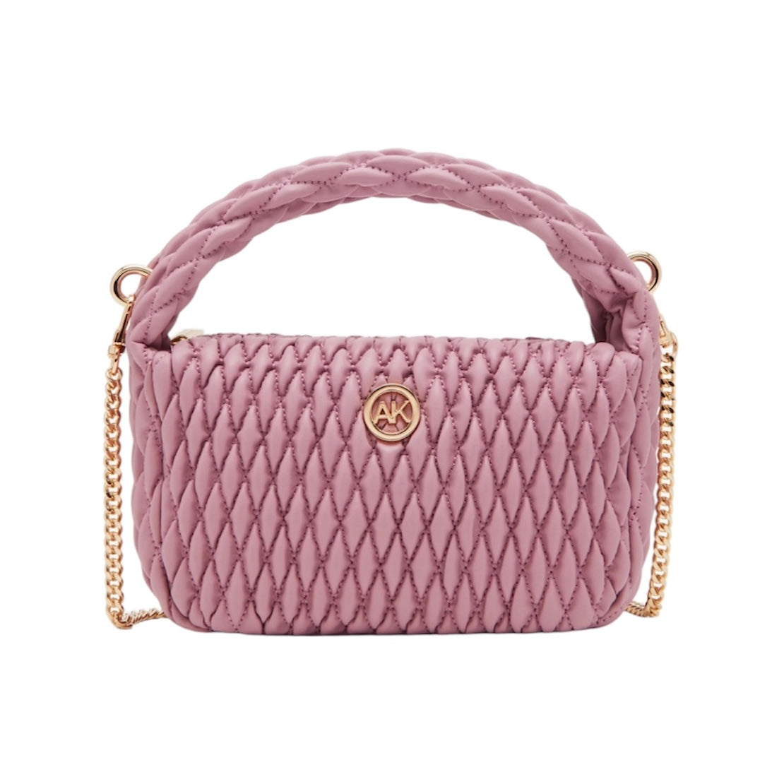 ANNE KLEIN SMOCK TEXTURED TOP HANDLE BAG