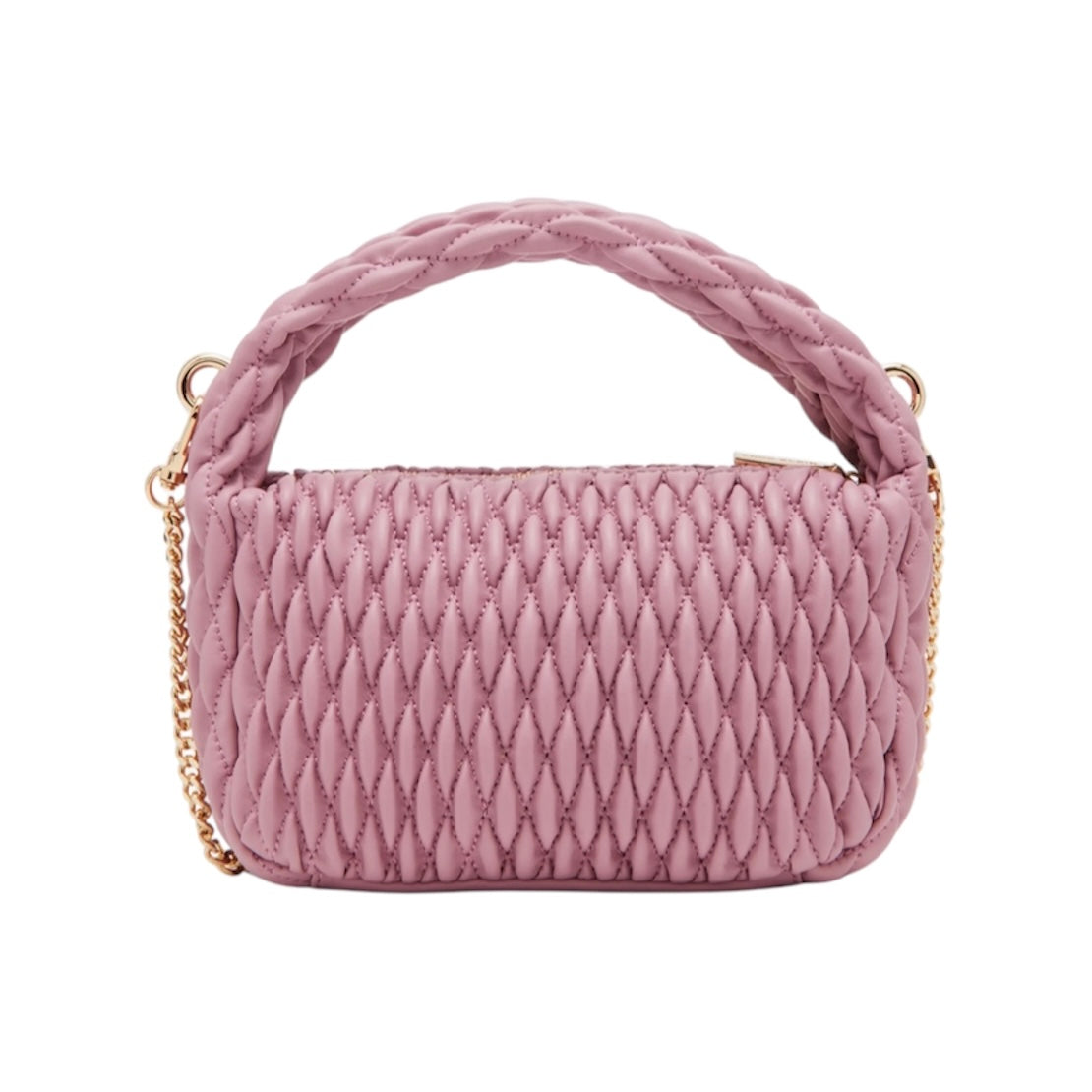 ANNE KLEIN SMOCK TEXTURED TOP HANDLE BAG