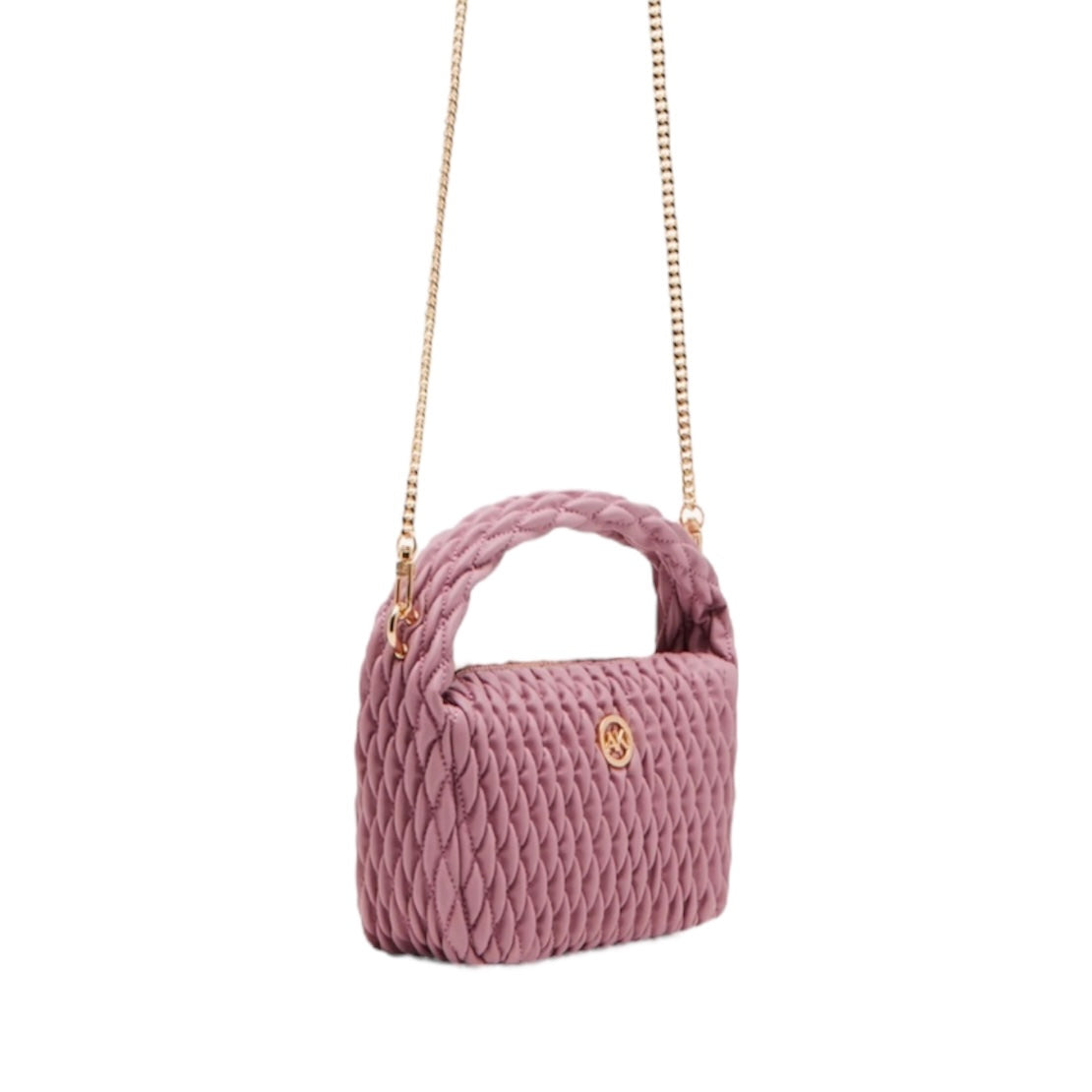 ANNE KLEIN SMOCK TEXTURED TOP HANDLE BAG