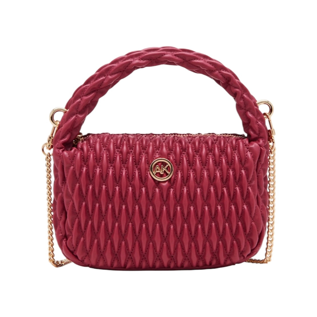 ANNE KLEIN SMOCK TEXTURED TOP HANDLE BAG