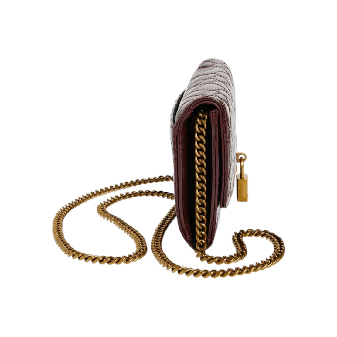 KURT GEIGER BRIXTON LEATHER WALLET ON A CHAIN