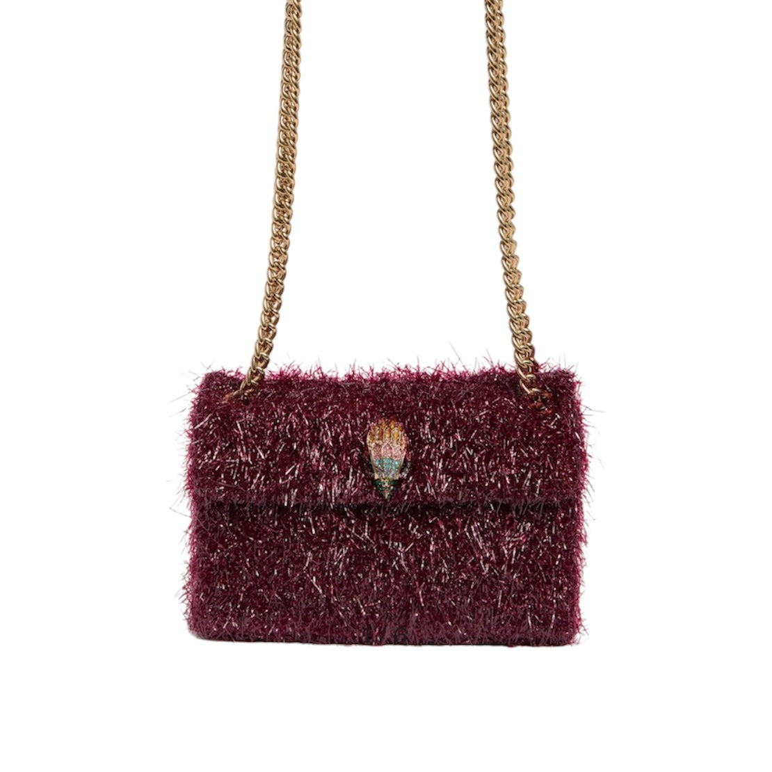 KURT GEIGER MINI KENSINGTON TINSEL CROSSBODY BAG
