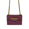 KURT GEIGER RHINESTONE MINI BRIXTON PLATE SHOULDER BAG