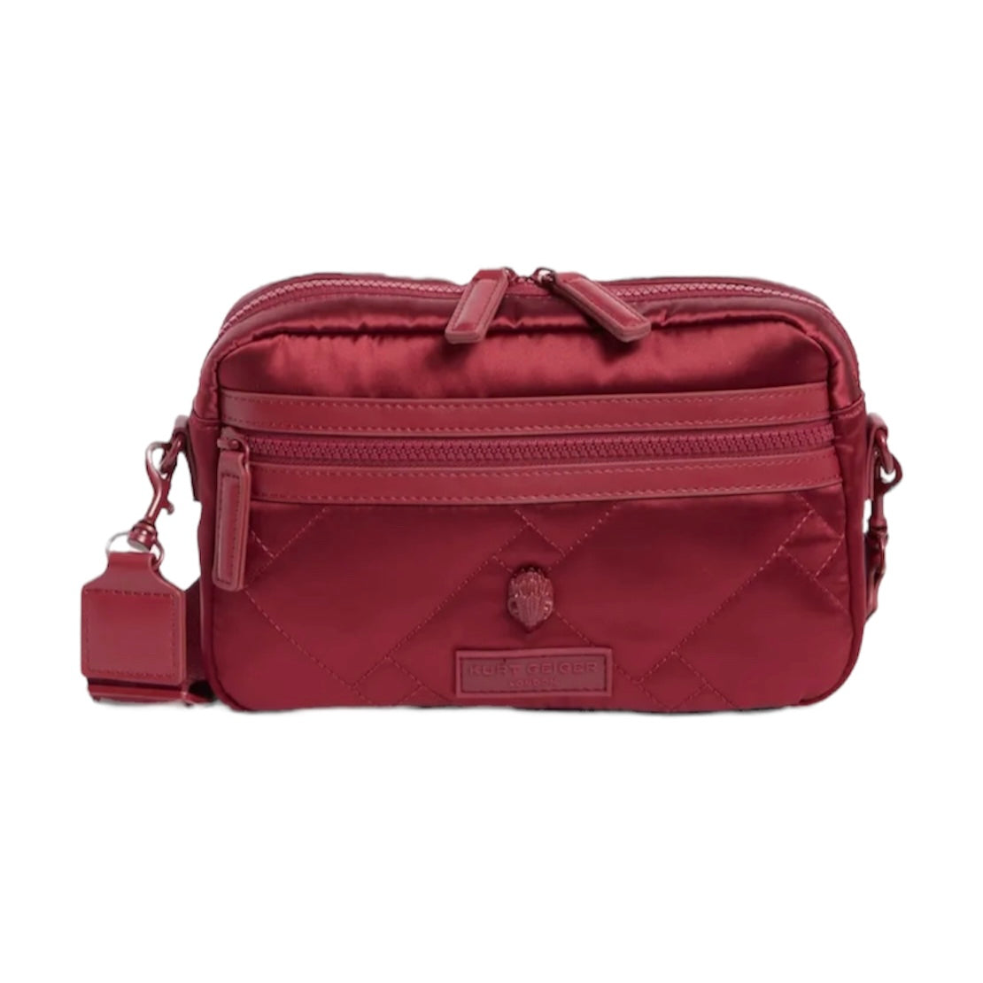 KURT GEIGER QUILTED RECYCLED POLYESTER CROSSBODY